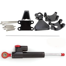 Fit For CBR600F F4 F4i(41mm) 1999 2000 2001 2002 2003 CNC Motorcycle Steering Damper Stabilizer Buffer Control Bar with Mounting Bracket Support Kit Full Set