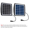 Solar Powered Fountain Pump Water Pump with Adjustable Solar Panel