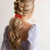 20 Pcs Red Hair Accessories Bows Scrunchie | Bows for