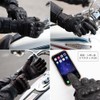 DEGNER Leather Gloves with Protector for Motorcycles TG-94 (Brown, L)