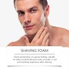 East Moon Men's Shaving Mousse Gentle Cleansing Facial Delicate Foam