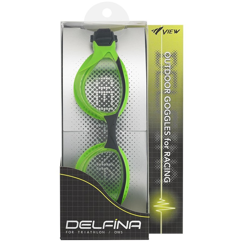 View DELFINA V2000 CGR Swimming Goggles, Made in Japan, Outdoor