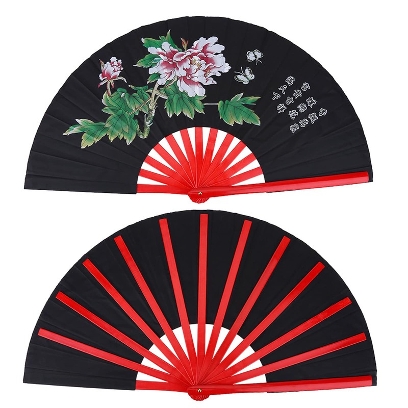 Akozon Bamboo Silk Fan for Tai Chi Martial Arts and