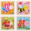 BLOOPIC Wooden Puzzles Molds Puzzles Montessori Shaping Building Blocks Jigsaw