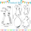 Rabbit Cookie Cutter, 12.8/8.5/5.5 cm Cookie Cutter, Easter Bunny Cookie