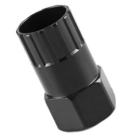 Freewheel Cassette Removal Tool,Black Steel Bike Cassette Freewheel Removal Tool,Maintenance for Mountain Road Bicycle Hub Disassembly,Sturdy and Durable Wide Compatibility 19mm Hollow Bore Design