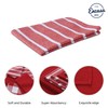 Encasa XO Kitchen Dish Towels Set | Red | Waffle