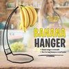 Fruit Basket with Banana Hanger and Fruit Bowl. Kitchen Counter