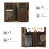 ekavale Women Blossom Pattern Leather Wallet for Women Medium Batch