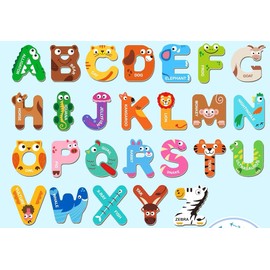 Magnetic Letters, Uppercase & Lowercase Letters