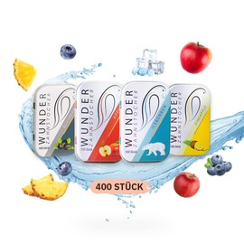 Wunder Toothpicks – Starter Pack in 4 Refreshing Varieties – Tasty Flavoured Toothpicks