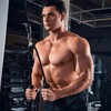 HXD-ERGO Ergonomic Tricep Rope Cable Attachment, 36 Inch Lat Pull