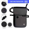 TRAVELiO Passport Holder Men & Women RFID Blocking Hidden Travel