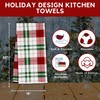 EB Plaid Christmas Design (2) Towels (1) Oven Mitt and