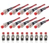 GTIWUNG Mini Push Button with Pre-Wired, Momentary Pressure Switch Lockless,