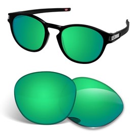 1.5MM Replacement Lenses Compatible With Oakley Latch OO9265 Sunglasses, Anti-Scratch and Impact Resistant - Green Polarized