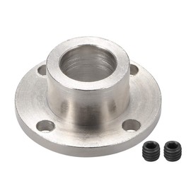 sourcing map Flange Coupling Motor Guide Shaft Coupling Motor Connection 12 mm Inner Diameter H13 x D18 Rigid for DIY Parts