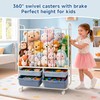 Toy Storage Organizer with 4 Drawers, Large Capacity Stuffed Animal