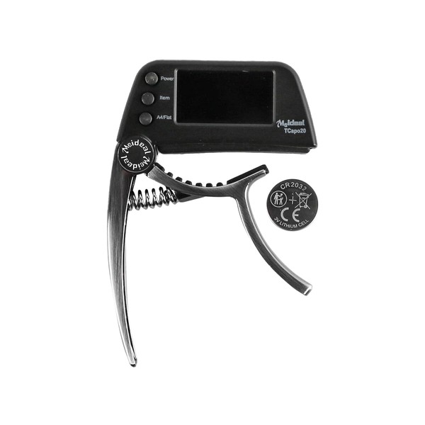 Laroal Clip On Guitar Tuner 2 in 1 Guitar Capo
