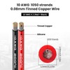 Beffkkip 10 AWG Silicone Wire, 25 ft Red and 25