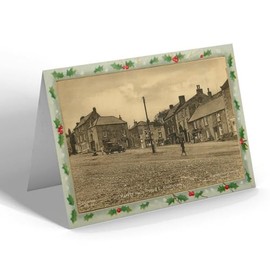CHRISTMAS CARD - Vintage Yorkshire - Market Place from S.E., Middleham