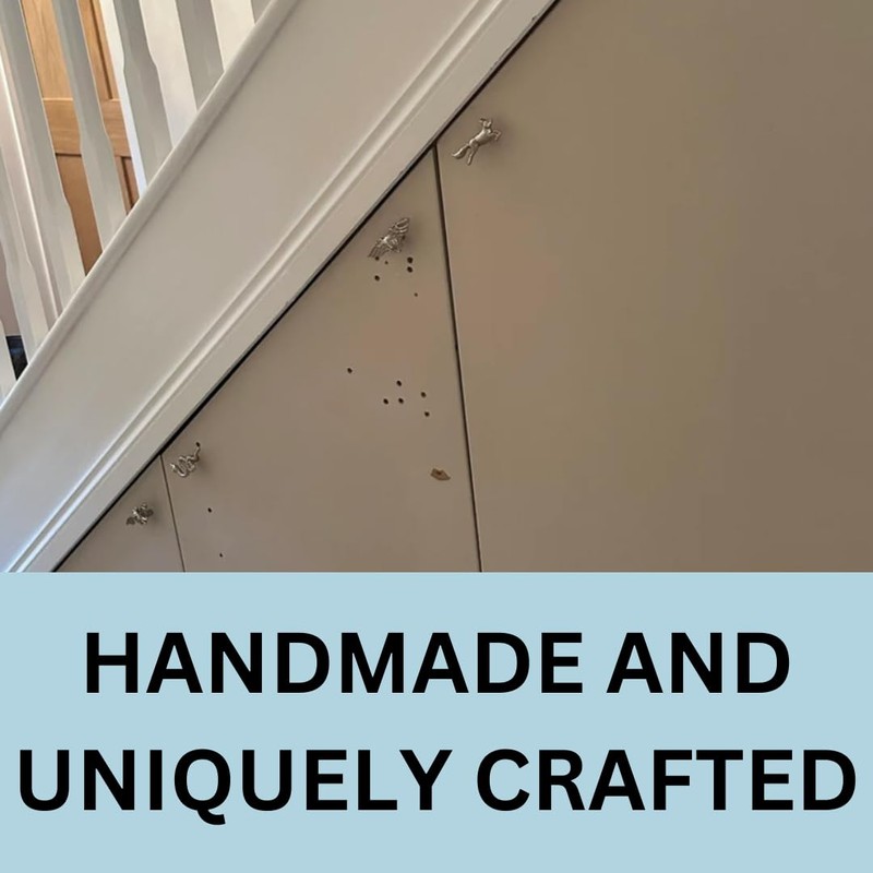 Silver Animal Metal Drawer Pulls Knobs Cupboard Bedroom Kitchen Upcycle