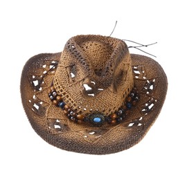 COLLBATH Hats for Men Big and Funny Hat Men's Hats for Leisure and Party Unisex Western Hat Cap Sunshade and Fashion Coffee