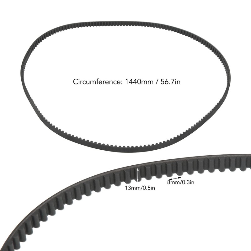 QANYEGN Go Kart Drive Belts, Rubber Timing Transmission Belt, High