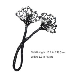 VICASKY Fashion Hair Bun Maker Shaper for All Hair Types Easy to Use with Chic Rhinestones for Women