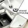 2 Pcs Bath Plug and Chain, Bathtub Plug(43mm Diameter), 40cm