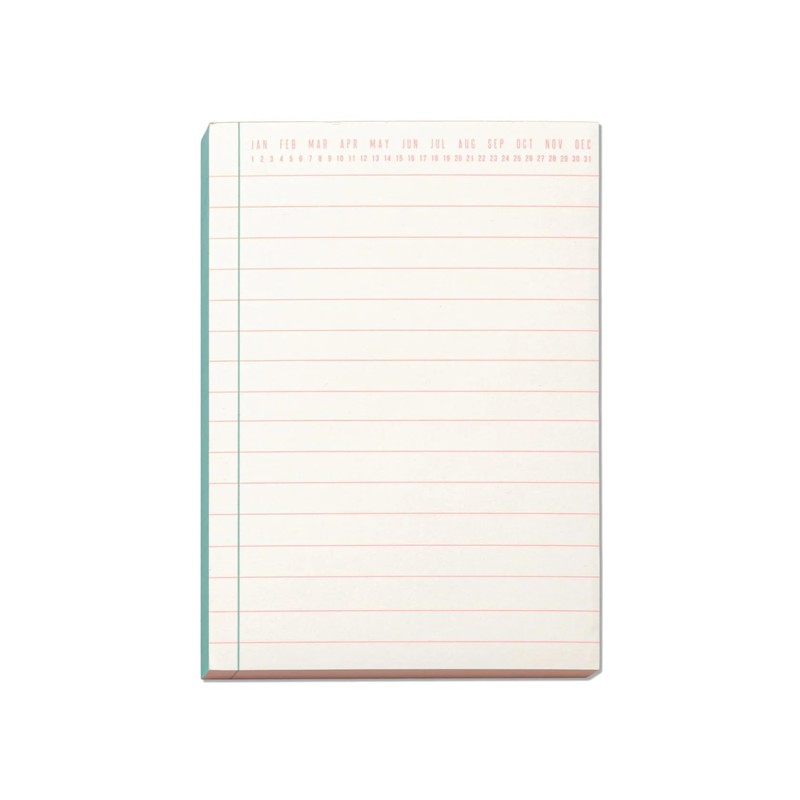Designworks Ink Green and Peach Colorblock Notepad