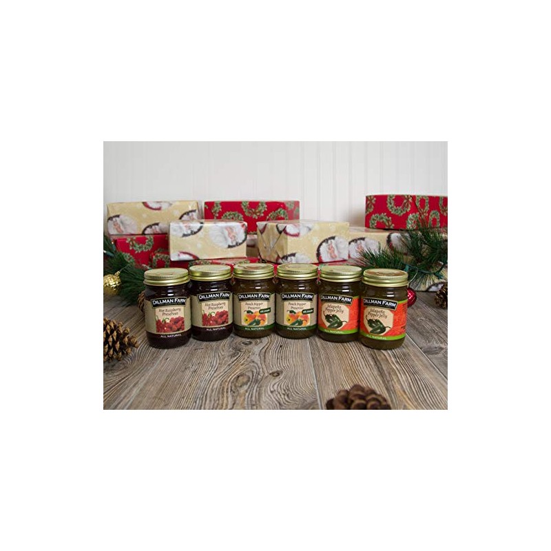 Dillman Farm 6 Piece Christmas Preserves with a Kick Variety