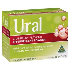 Ural Effervescent Sachets Cranberry 4g X 28