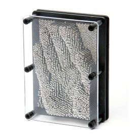 Funtime Gifts Pin Art ET7547 3D-Skulptur, Silber, Einheitsgröße, Einheitsgröße, Kunststoff