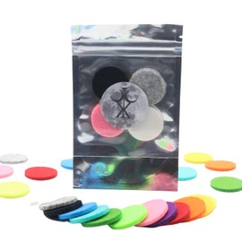 CICIX Scented Vacuum Freshner Discs. 130+ Scents To Pick From. Handmade in England. Strong Scented, Long lasting. Pack of 4x 3cm Discs. Vegan And Cruelty Free. (Parma Violets)