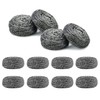 12Pcs Stainless Steel Scourers – Heavy Duty Dish Washing Scrubbers
