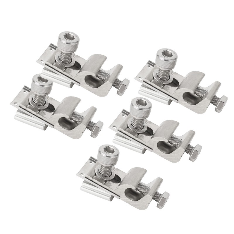 5Pcs Solar Panel Grounding Lugs PV Mounting System Metal Clips