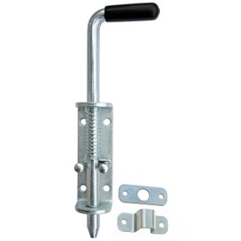Door Bolt Gate Bolt Bolt Lock (2, Spring Latch 220/12)