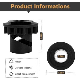 Replacement 0318447 Starter Motor Rewind Recoil Pinion Gear for Evinrude Outboard Engines 4.5hp 6hp 7.5hp 8hp 1980-1990 Johnsonoutboard Engines 4.5hp 5hp 6hp 7.5hp 8hp 1980-1990