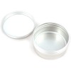 Aluminum Screw Top Tin with Cover, 3.25"