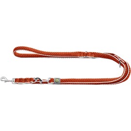 HUNTER Adjustable leash Hilo 25/200 mesh, orange