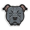 2 x 10cm Pit Bull Dog Vinyl Stickers - Staffy