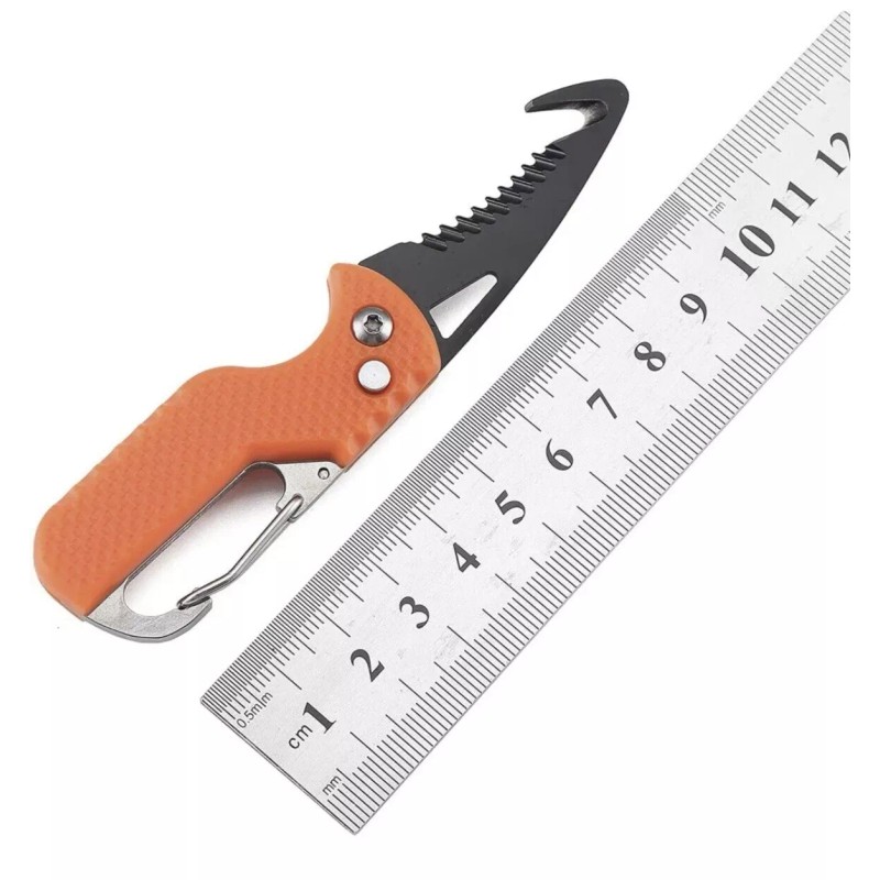 ITOKEY MultiTool Keychain Knife, Small Pocket Strap Cutter, Razor Sharp