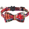 Cat Collar with Bell and Bow Tie, Quick Release Safety