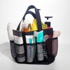 Medium Mesh Shower Bag for Bath, Gym, and Indoor Pool Mesh Shower Bag - Black 2ea