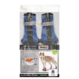 Zack & Zoey ThermaPet Neoprene Boots, Blue, Medium
