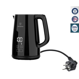 220 volts Kettle -Double Wall-Variable Temperature kettle - Stainless steel interior and cool touch exterior 1.7 LIter 220v 240 volt (NOT FOR USE IN USA)