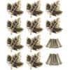 JfwuHap 10Pcs Bronze Maple Leaf knobs Farmhouse Style Decorative Mini