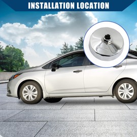 Hihaha 92-93mm Inner Diameter 15 Flutes Oil Filter Wrench Cap/Front Oil Filter Socket for Car/Durable / 1Pcs Silver Tone