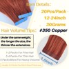 Copper Tape In Hair Extensions Human Hair Invisible 16 Inch